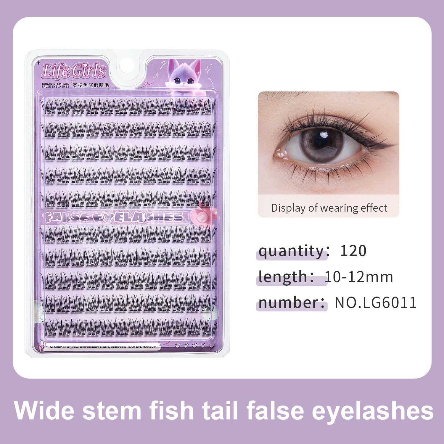 Lash Veil Cluster Lashes 120D – No Glue Needed | 6 Styles DIY Lash Extensions | Featherlight C Curl Individual Lashes 10-12mm