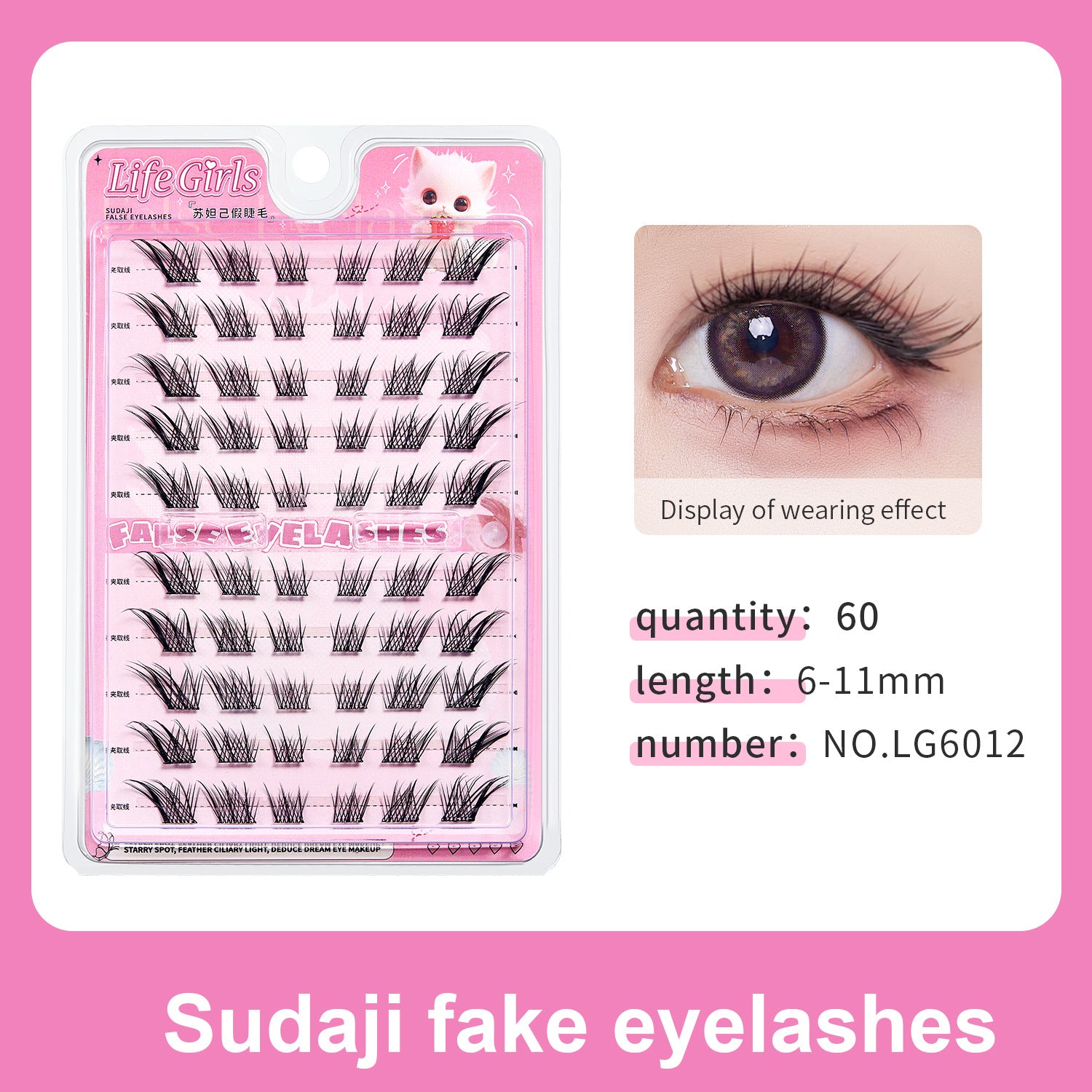 Lash Veil Cluster Lashes 120D – No Glue Needed | 6 Styles DIY Lash Extensions | Featherlight C Curl Individual Lashes 10-12mm
