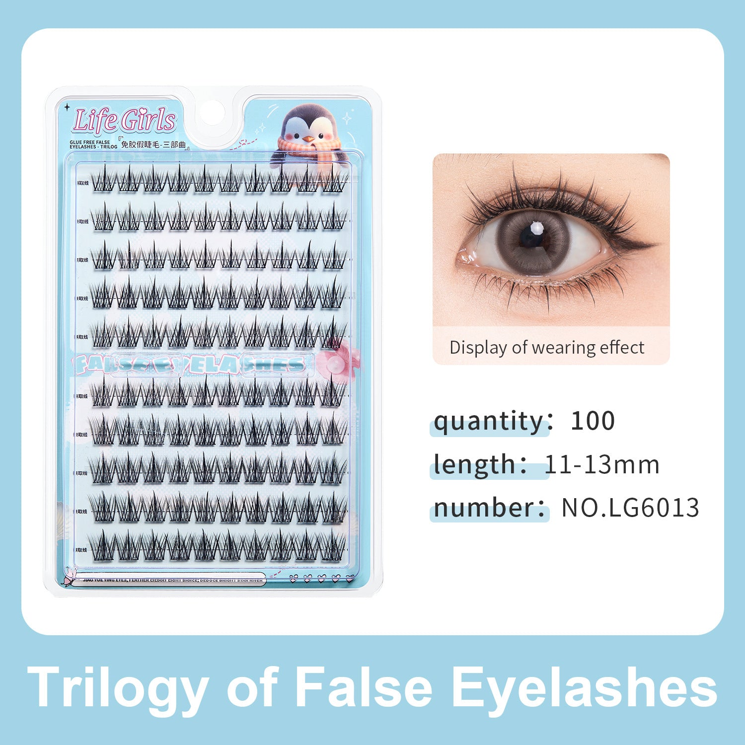 Lash Veil Cluster Lashes 120D – No Glue Needed | 6 Styles DIY Lash Extensions | Featherlight C Curl Individual Lashes 10-12mm